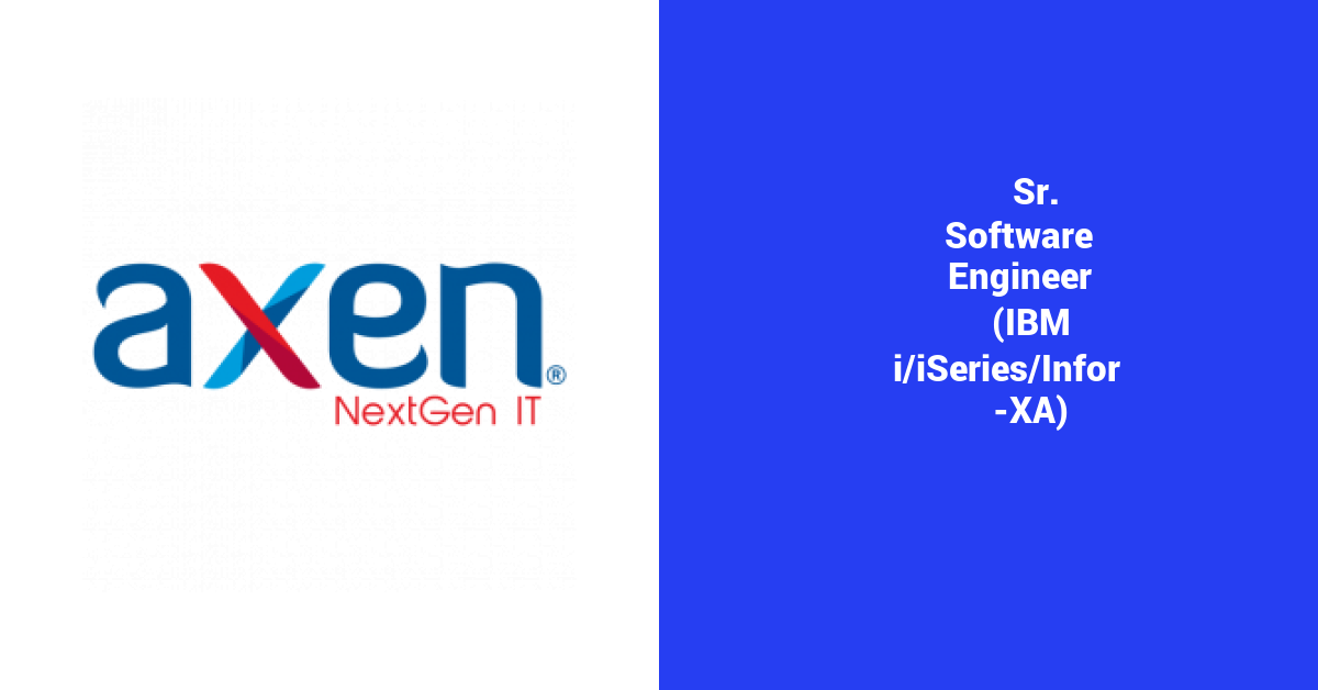 Sr. Software Engineer (IBM i/iSeries/Infor XA) en Remoto Solo México